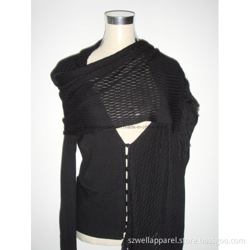 Woman's Knitted Fashion Clothing (SZWA-0920)